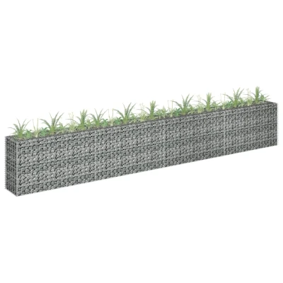 Afbeelding van Gabion plantenbak verhoogd 360x30x60 cm gegalvaniseerd staal