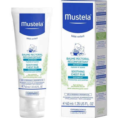 Afbeelding van Mustela Crème Bébé Soins spécifiques Baume pectoral réconfortant