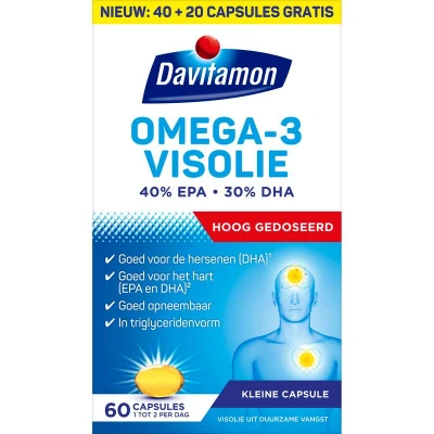 Afbeelding van Davitamon Compleet Omega 3 Visolie