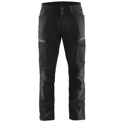 Image de Pantalon services stretch noir/gris foncé
