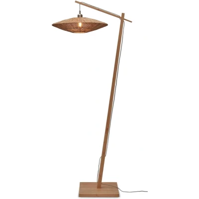 Afbeelding van GOOD&amp;MOJO Vloerlamp Iguazu Bamboe/Jute 78x55x176cm Bruin
