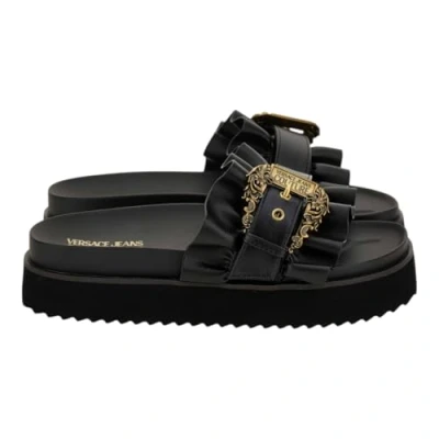 Afbeelding van Versace Jeans 78VA3SM5 71570 damessneakers, zwart, zwart., 37 EU