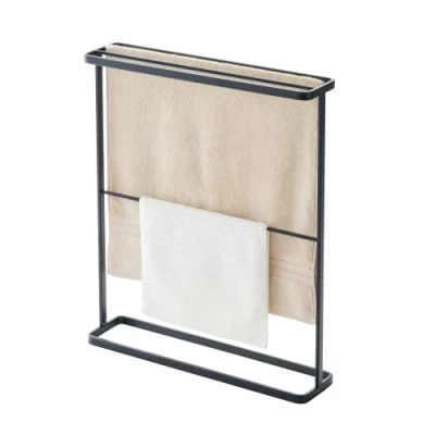 Afbeelding van Yamazaki Handdoekenrek Badkamer Tower Black