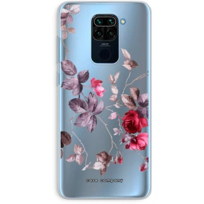 Afbeelding van Case Company® hoesje geschikt voor Xiaomi Redmi Note 9 Mooie bloemen Soft Cover Telefoonhoesje Bescherming aan alle Kanten en Schermrand