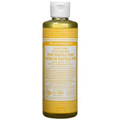 Afbeelding van Dr. Bronner&#039;s Biologische citrusvruchten castilische vloeibare zeep 237 ml