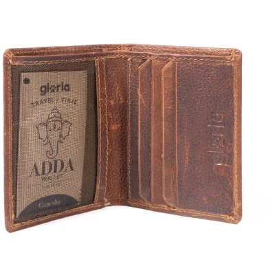 Afbeelding van Portefeuille Heren Gloria GANESHA Bruin