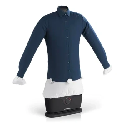 Image de CLEANmaxx fer à repasser automatique Pro Remplace le repasser, la planche plaque vapeur et Matériel de repassage avec mannequin pour chemises, chemisiers t shirts