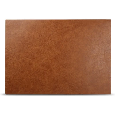 Afbeelding van BonBistro Placemat lederlook 40 x 30 cm bruin