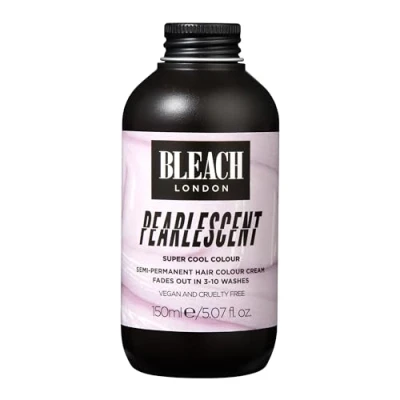 Afbeelding van BLEACH LONDON parelmoer semi permanente kleurcrème roos veganistisch dierproefvrij tijdelijke levendige kleuring 150 ml