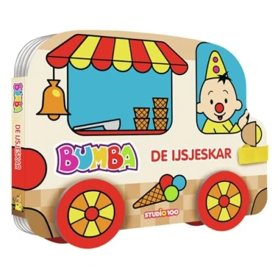 Afbeelding van Studio 100 Kartonboek met Wielen De IJsjeskar