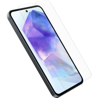 Afbeelding van OtterBox Glass displaybescherming voor Samsung Galaxy A55 5G, gehard glas, krasbescherming, valbescherming splinterbescherming, levering zonder verpakking