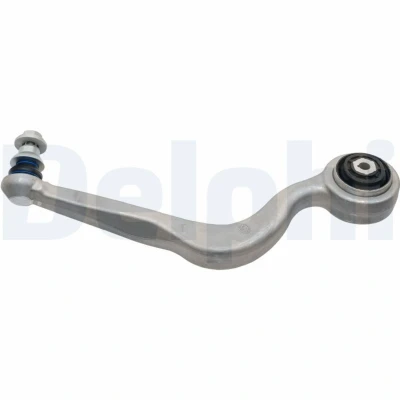 Afbeelding van DELPHI TC8386 Draagarm Met draag/ stuur gewricht Vooras links, Onder Driehoeksdraagarm Aluminium MERCEDES BENZ: C Class T modell, Saloon