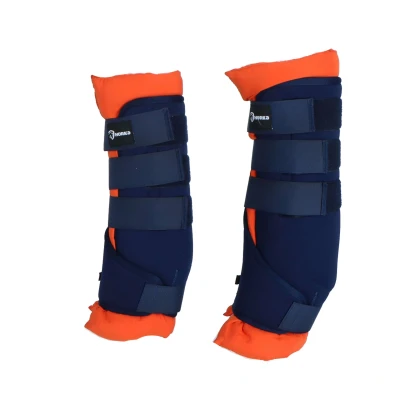 Afbeelding van Horka Transport Stalbeschermers Blauw/Oranje XL