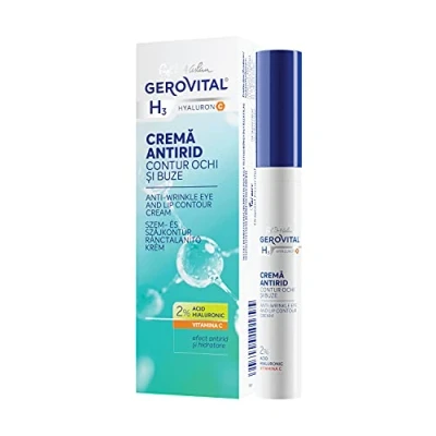 Afbeelding van Anti rimpel oogcreme , lipcontour crème voor vrouwen met hyaluronzuur 2% en Vitamin C 15 ml Booster Oogcrème Vitamine C*