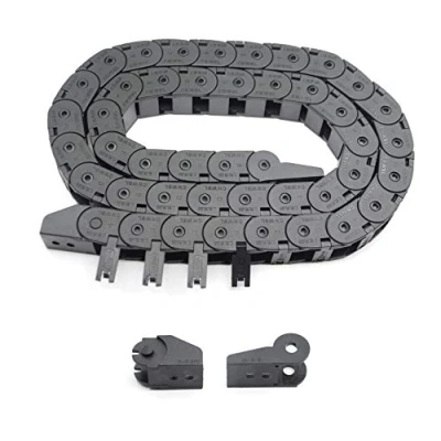 Afbeelding van Befenybay R28 Flexibele trekketting van zwart kunststof voor 3D printers en CNC machines (15 mm x 15 buiten geopend)