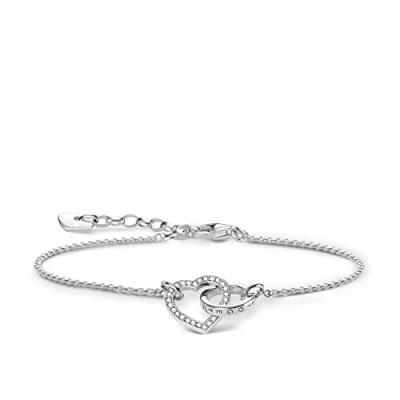 Afbeelding van Thomas SABO Together HERZ Armband silvercoloured, Dames, Maat: 19, Silver coloured