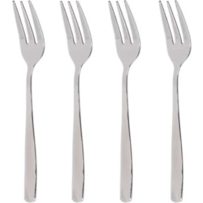 Afbeelding van Alpina Bestek Gebakvorkjes/Taartvorkjes Chroom 15,5 cm. 4 Stuks