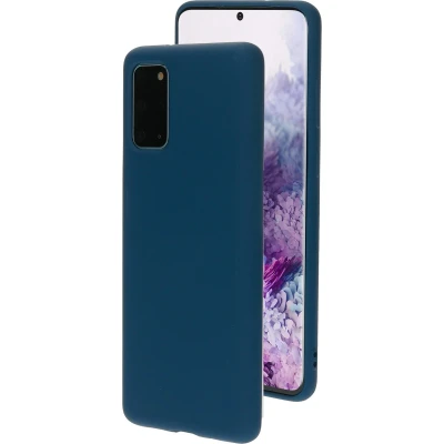 Afbeelding van Mobiparts Silicone Cover Samsung Galaxy S20 Plus 4G/5G Blueberry Blue