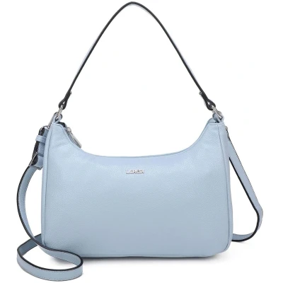 Afbeelding van L.CREDI Schoudertas Polly Hobo Bag Ice blue Lichtblauw