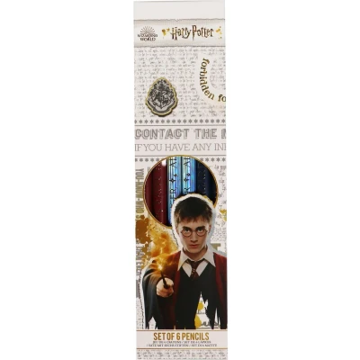 Afbeelding van Harry Potter Toverstokken Set van 6 Potloden