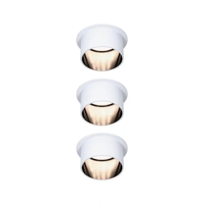 Afbeelding van PAULMANN 93377 LED inbouwlamp vast ingebouwd 18 W Wit (mat), Zwart (mat)