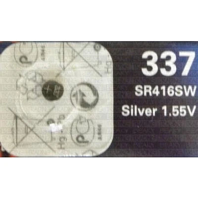 Afbeelding van Renata 337 SR416SW SB A5 zilveroxidebatterij 1,55 V in blister