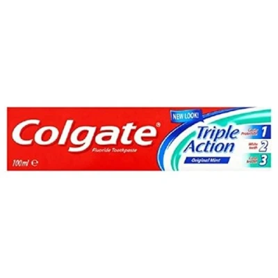 Afbeelding van Colgate Triple Action Tandpasta Original Mint XL 12 x 100 ml Voordeelverpakking