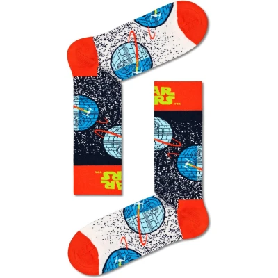 Afbeelding van Happy Socks Star Wars Death Sock Unisex sokken Maat: 41 46