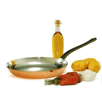 Afbeelding van Baumalu 202012 Koperen Pan en Gietijzeren Handvat 24 cm, Goud