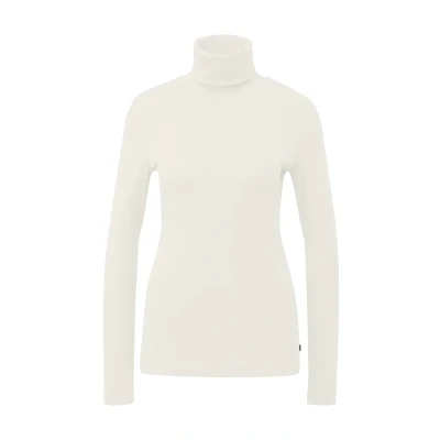 Afbeelding van QS by S. Oliver col shirt off white maat L
