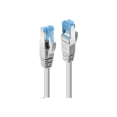 Image de Lindy Cordon de raccordement RJ 45 (M) pour 1 m 6.2 mm SFTP, PiMF CAT 6a sans halogène, crochet gris