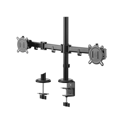 Afbeelding van One For All DM2210 Smart line universele monitorsteun dubbele monitorarm VESA 100x100 zwart