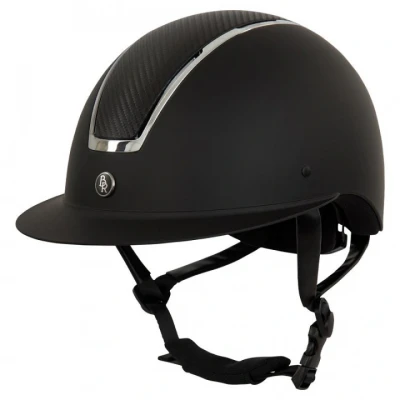 Afbeelding van BR Cap Omega painted Zwart/Chroom 52/54