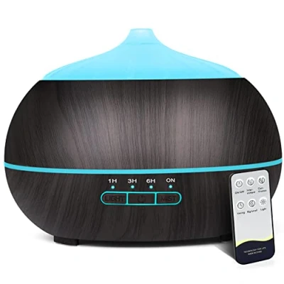 Afbeelding van Aromatherapie luchtbevochtiger voor etherische oliën, 500 ml, ultrasoon geluid, diffuser elektrische slaapkamer