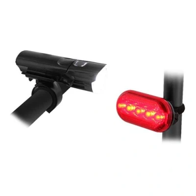 Image de Eclairage avant + arrière pour vélo T&#039;nB Urban Moov blanc / rouge