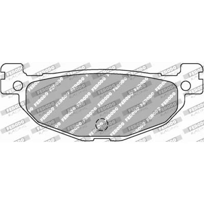 Afbeelding van FERODO RACING FDB2200SM Remblokkenset