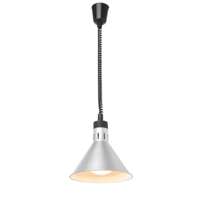 Afbeelding van Hendi Warmtelamp verstelbaar conisch, Aluminium, Zilver, 27,5øx25(h)cm, 273869