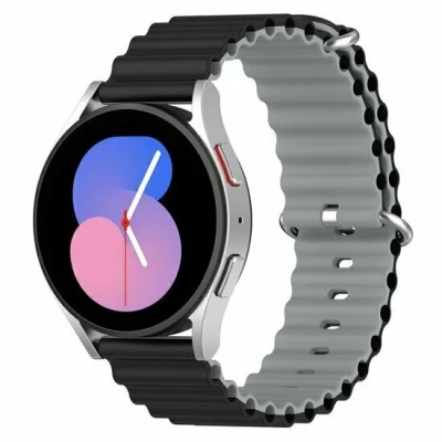 Afbeelding van Ocean Style bandje Zwart / grijs Xiaomi Redmi Watch 5 Active Lite