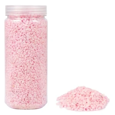 Afbeelding van HEKU 30332 04: Roosdecoratiekorrels, 750 g, in een hersluitbare doos.