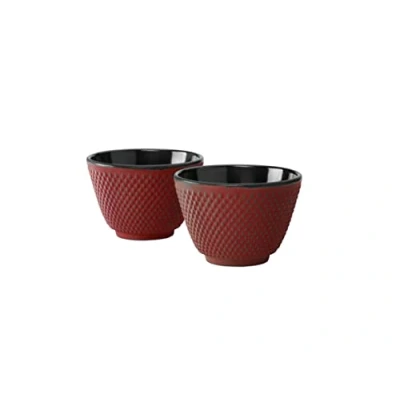 Afbeelding van Bredemeijer Cups Xilin cast iron red s/2