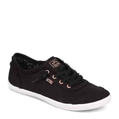 Afbeelding van Skechers Wide Fit BOBS B CUTE Sneakers laag black, Dames, Maat: 40, Black Katoen