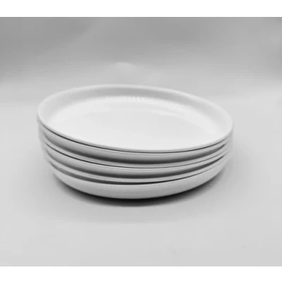 Afbeelding van Kimmel Set van 6 witte borden 18 cm