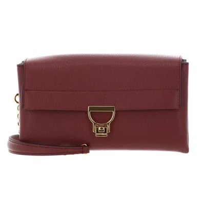 Afbeelding van COCCINELLE Leren Schoudertas Arlettis Handbag Brandy Bruine