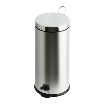 Afbeelding van Pedaalemmer 30 liter chroom
