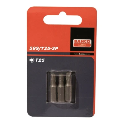 Afbeelding van Bahco standaard schroevendraaierbits torx T25 25mm