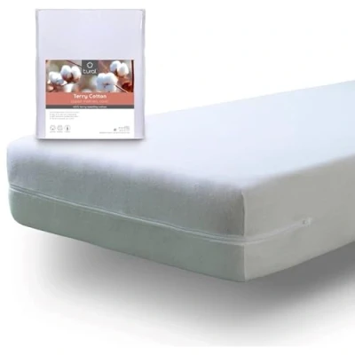 Afbeelding van Tural Matrasvernieuwer matrashoes met rits. 100% katoenen badstof. Maat 180x190/200 cm (tot 30cm)