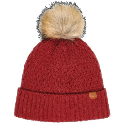 Afbeelding van Callaway Ladies Pom Beanie Rood