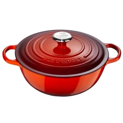 Afbeelding van Le Creuset Braadpan Marmite Kersenrood 28 cm