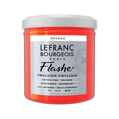 Afbeelding van Lefranc Bourgeois Flashe acrylverf, 125 ml, oranje