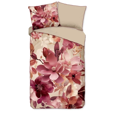 Afbeelding van Descanso Dekbedovertrek Chaja katoen satijn nr.33322 zand 140x200/220 + 1 kussensloop 60x70 Beige
